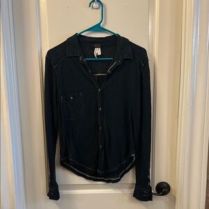 We The Free Black Lightweight Shirt circa early 2000s